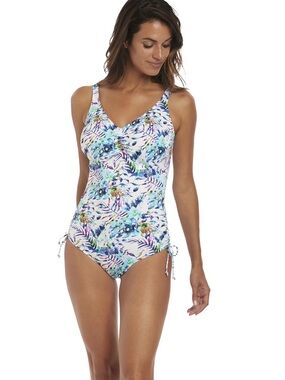 Fantasie Fiji Classic Tankini palm print Swimsuit set Xl